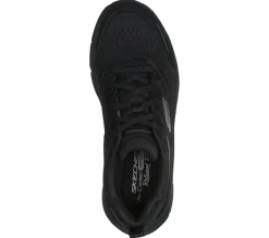 Lace Up|Athletic Sneakers<SKECHERS Relaxed Fit: D'Lux Walker 2.0 - Daisy Doll BLACK