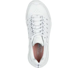 Lace Up|Athletic Sneakers<SKECHERS Relaxed Fit: D'Lux Walker 2.0 - Golden Step WHITE / SILVER