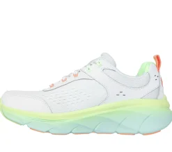 Lace Up|Athletic Sneakers<SKECHERS Relaxed Fit: D'Lux Walker 2.0 - Neon Sites WHITE / MULTI