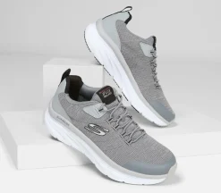 Lace Up|Slip-Ons<SKECHERS Relaxed Fit: D'Lux Walker - Pensive GRAY / BLACK