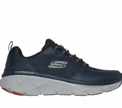 Slip-Ons|Casual Sneakers<SKECHERS Relaxed Fit: D'Lux Walker 2.0 - Steadyway NAVY / ORANGE