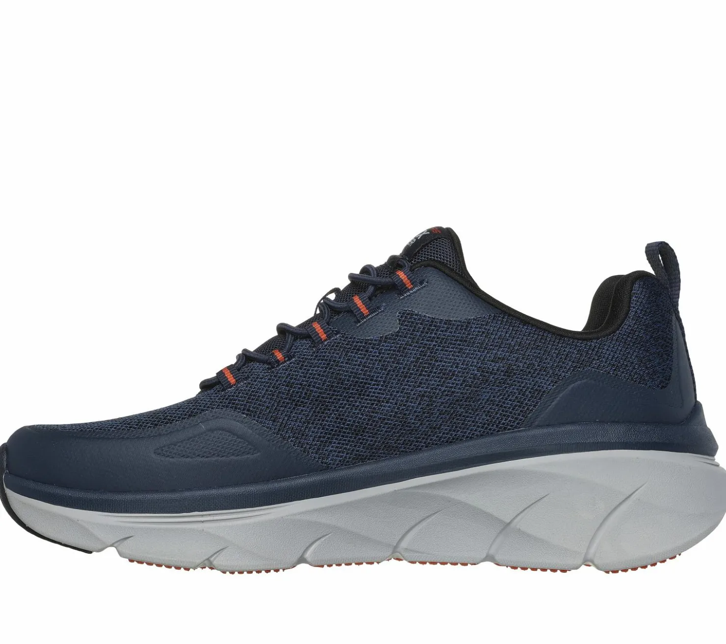 Slip-Ons|Casual Sneakers<SKECHERS Relaxed Fit: D'Lux Walker 2.0 - Steadyway NAVY / ORANGE