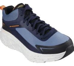 Lace Up<SKECHERS Relaxed Fit: D'Lux Walker 2.0 - Grailo BLUE / ORANGE