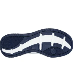 Lace Up|Athletic Sneakers<SKECHERS Relaxed Fit: Durham - Delck WHITE / NAVY