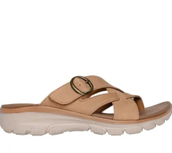 Sandals<SKECHERS Relaxed Fit: Easy Going - Sundown CHESTNUT
