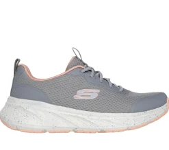Slip-Ons|Athletic Sneakers<SKECHERS Relaxed Fit: Edgeride - Smooth Journey GRAY / CORAL