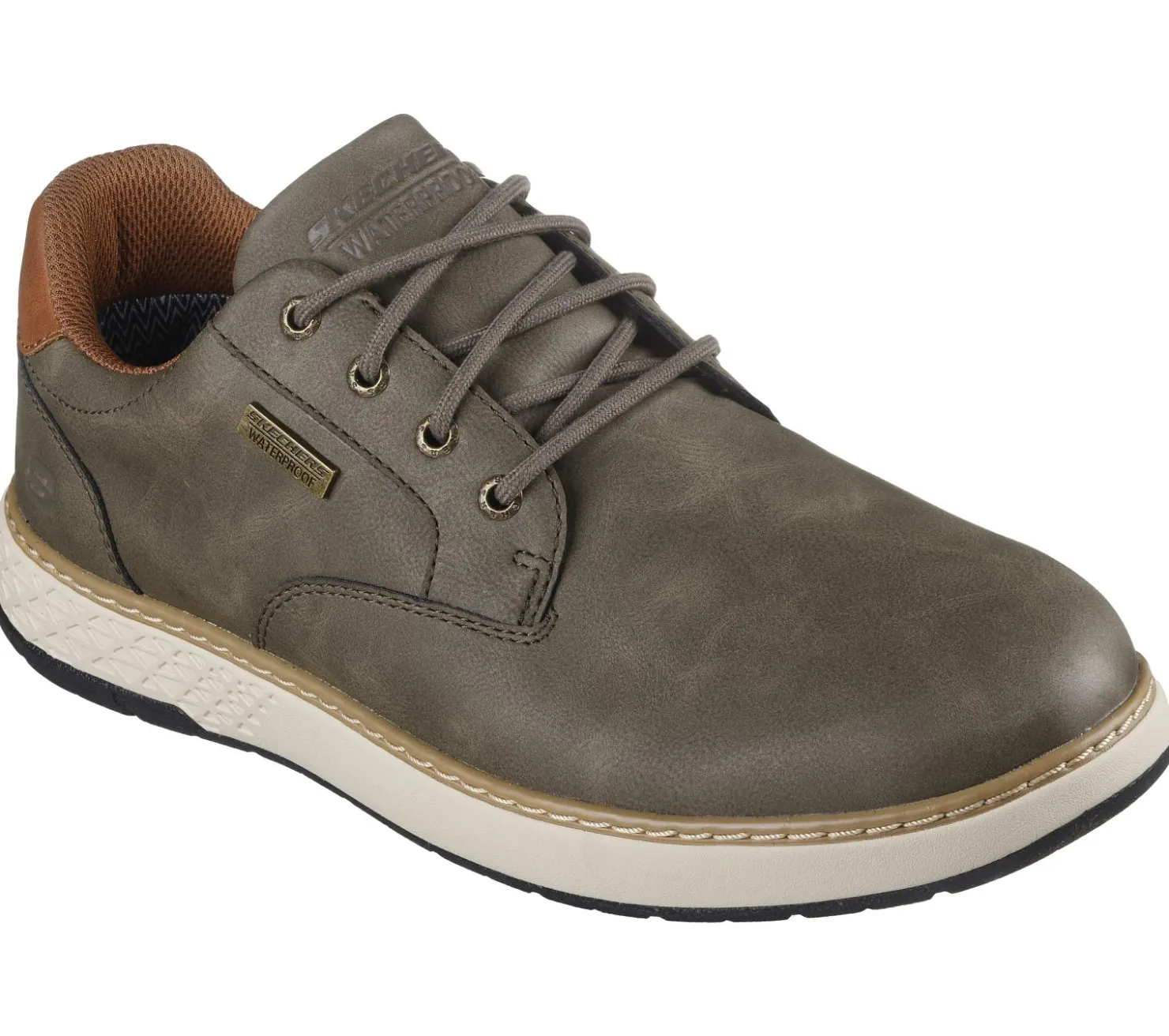 Dress Shoes|Lace Up<SKECHERS Relaxed Fit: Garlan - Pryor OLIVE