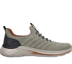 Slip-Ons|Boat Shoes<SKECHERS Relaxed Fit: Garner - Crispin TAN