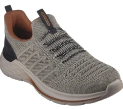 Slip-Ons|Boat Shoes<SKECHERS Relaxed Fit: Garner - Crispin TAN