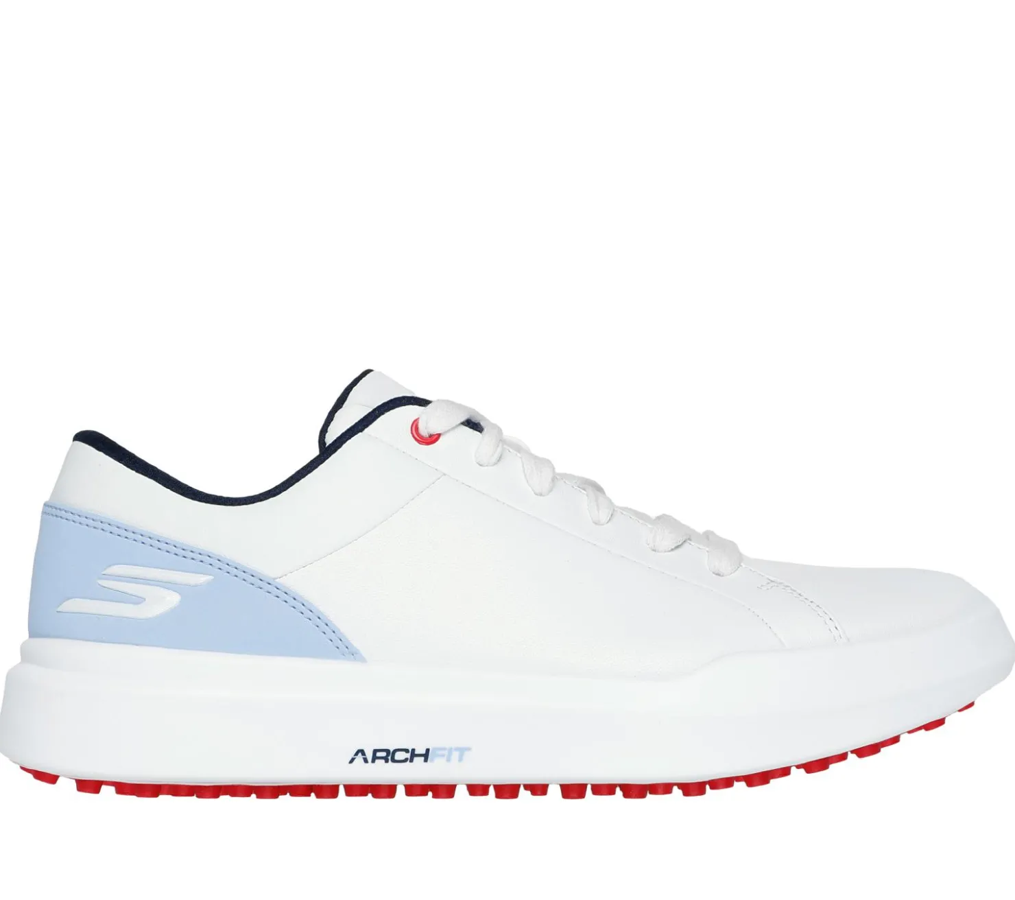 Lace Up|Athletic Sneakers<SKECHERS Relaxed Fit: GO GOLF Drive 6 WHITE / LIGHT BLUE