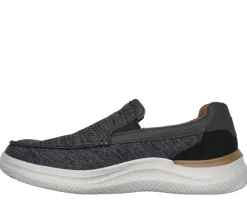 Slip-Ons|Casual Sneakers<SKECHERS Relaxed Fit: Hasting - Marco GRAY / BLACK