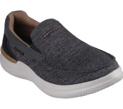 Slip-Ons|Casual Sneakers<SKECHERS Relaxed Fit: Hasting - Marco GRAY / BLACK