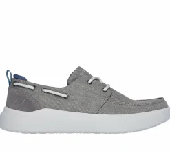Canvas Shoes|Slip-Ons<SKECHERS Relaxed Fit: Higgins - Edson LIGHT GRAY