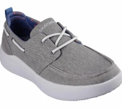 Canvas Shoes|Slip-Ons<SKECHERS Relaxed Fit: Higgins - Edson LIGHT GRAY