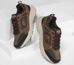 Lace Up|Athletic Sneakers<SKECHERS Relaxed Fit: Oak Canyon CHOCOLATE / BLACK