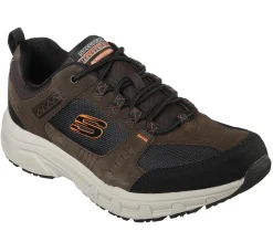 Lace Up|Athletic Sneakers<SKECHERS Relaxed Fit: Oak Canyon CHOCOLATE / BLACK