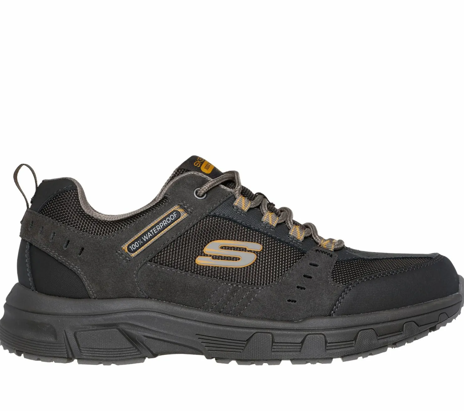 Lace Up|Athletic Sneakers<SKECHERS Relaxed Fit: Oak Canyon - Rydell STONE / BROWN
