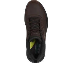 Lace Up|Casual Sneakers<SKECHERS Relaxed Fit: Parnell - Garth RED / BROWN