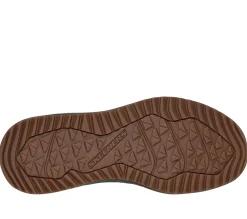 Lace Up|Casual Sneakers<SKECHERS Relaxed Fit: Parnell - Garth RED / BROWN
