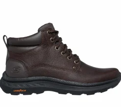 Boots<SKECHERS Relaxed Fit: Pollard - Lanser RED / BROWN