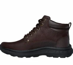 Boots<SKECHERS Relaxed Fit: Pollard - Lanser RED / BROWN
