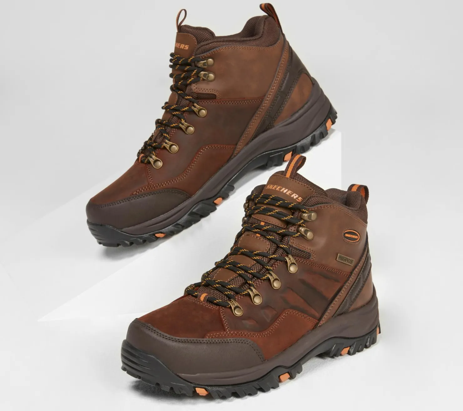 Boots<SKECHERS Relaxed Fit: Relment - Traven BROWN