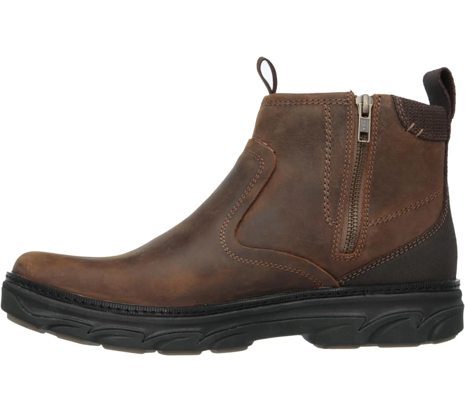 Slip-Ons|Boots<SKECHERS Relaxed Fit: Resment - Korver BROWN