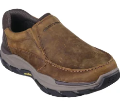 Slip-Ons<SKECHERS Relaxed Fit: Respected - Catel BROWN