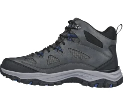 Lace Up|Boots<SKECHERS Relaxed Fit: Rickter - Bodine GRAY