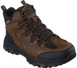 Lace Up|Boots<SKECHERS Relaxed Fit: Rickter - Branson BROWN