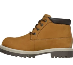 Lace Up|Boots<SKECHERS Relaxed Fit: Sergeants - Thaxter WHEAT