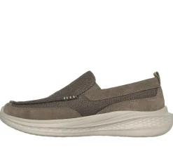 Slip-Ons|Casual Sneakers<SKECHERS Relaxed Fit: Slade - Munson LIGHT BROWN