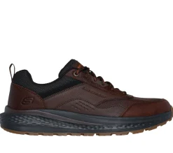 Lace Up|Casual Sneakers<SKECHERS Relaxed Fit: Slade - Peralto RED / BROWN