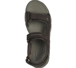 Sandals<SKECHERS Relaxed Fit: Tresmen - Garo CHOCOLATE