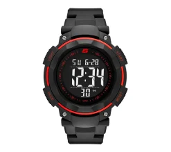 Watches|Accessories<SKECHERS Ruhland Watch BLACK / RED