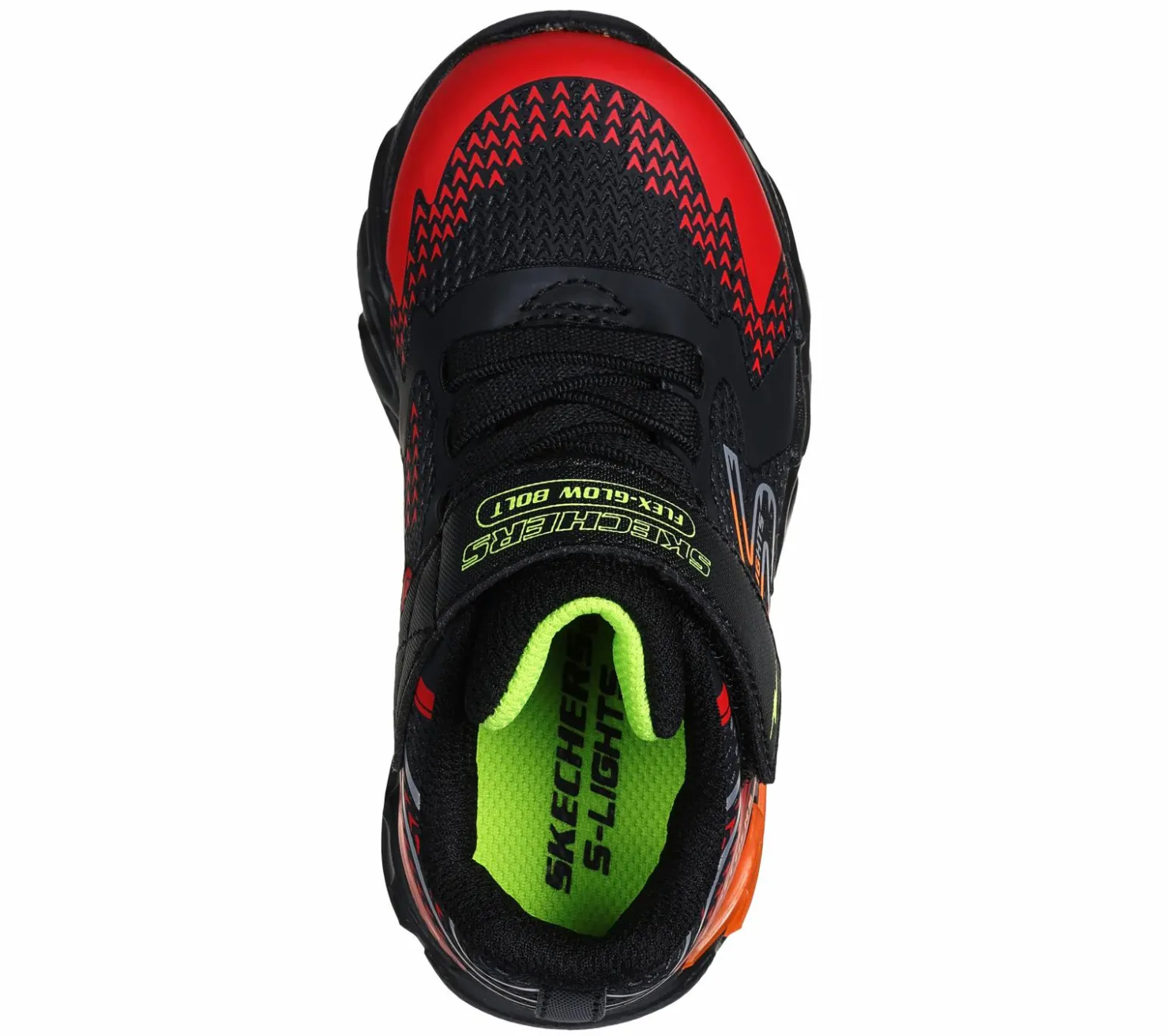 Light-Up|Athletic Shoes & Sneakers<SKECHERS S Lights: Flex-Glow Bolt BLACK / RED