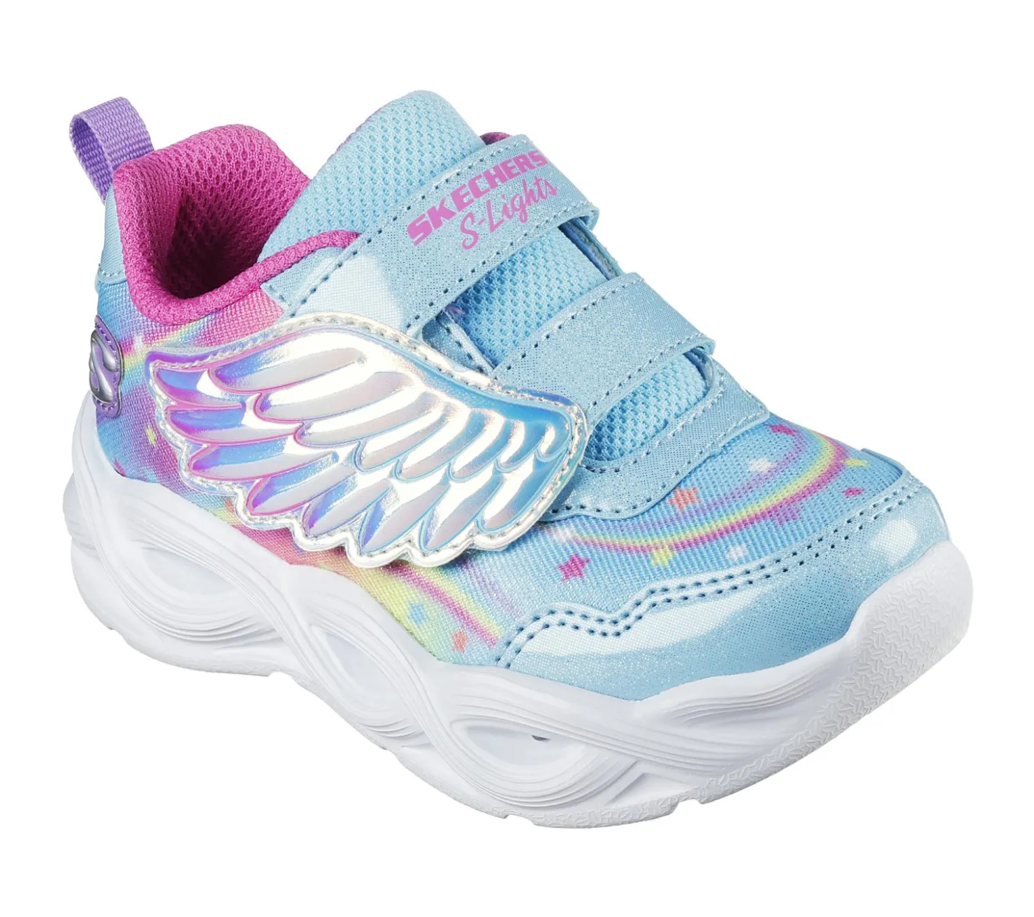 Light-Up|Athletic Shoes & Sneakers<SKECHERS S Lights: Twisty Glow TURQUOISE / MULTI