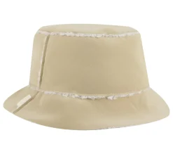 Hats|Accessories<SKECHERS Sherpa Suede Bucket Hat CINNAMON