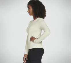 Tops|Tops<SKECHERS Shimmer Stripe Long Sleeve OFF WHITE