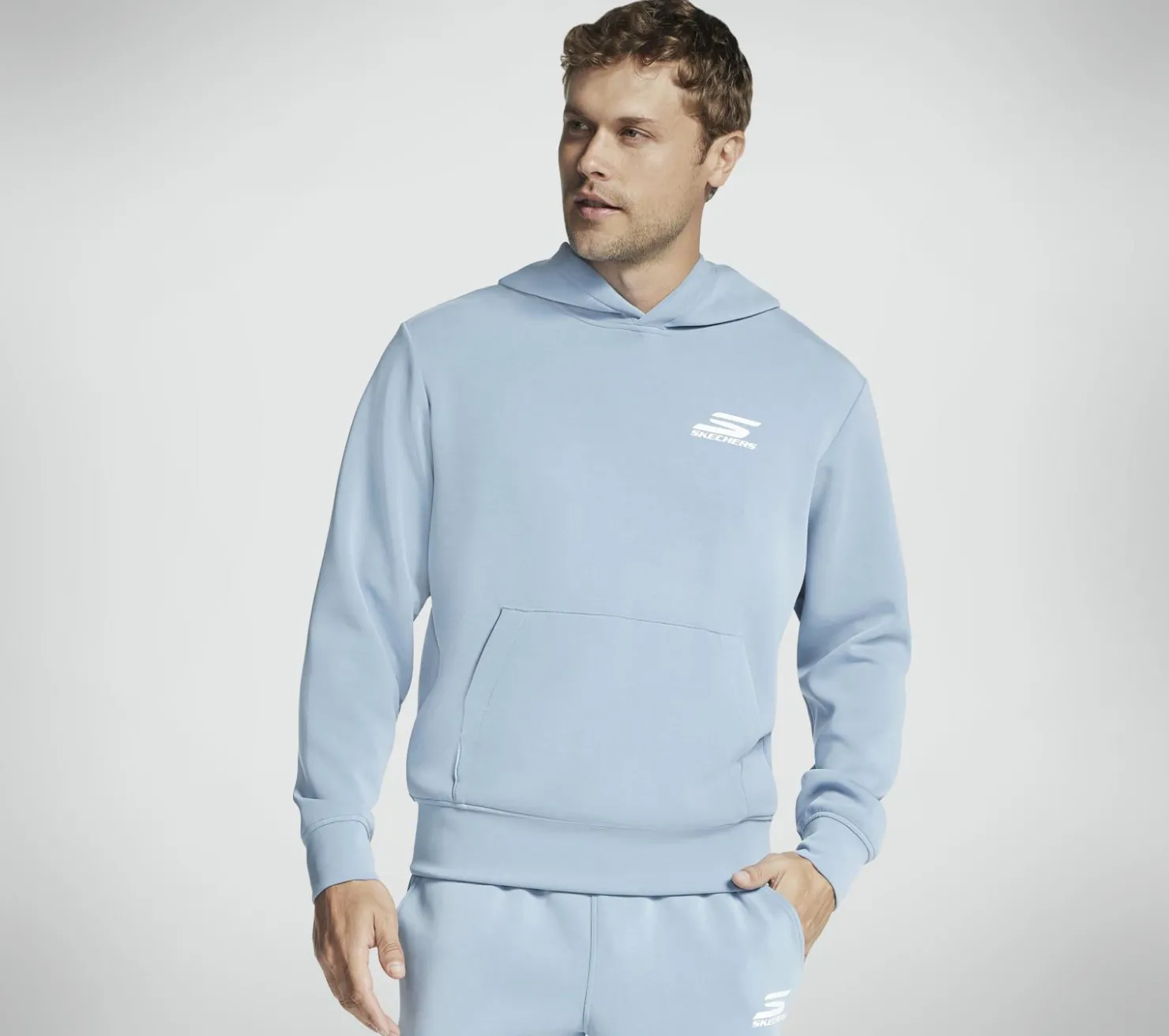 Tops|Tops<SKECHERS Skech Cloud Elevate Hoodie WHITE / BLUE