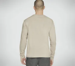 Tops|Tops<SKECHERS Skech Jersey Max Long Sleeve Tee WHEAT / NATURAL