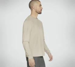 Tops|Tops<SKECHERS Skech Jersey Max Long Sleeve Tee WHEAT / NATURAL