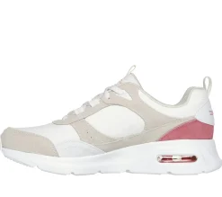 Lace Up|Athletic Sneakers<SKECHERS Skech-Air Court - Real Ease NATURAL / PINK
