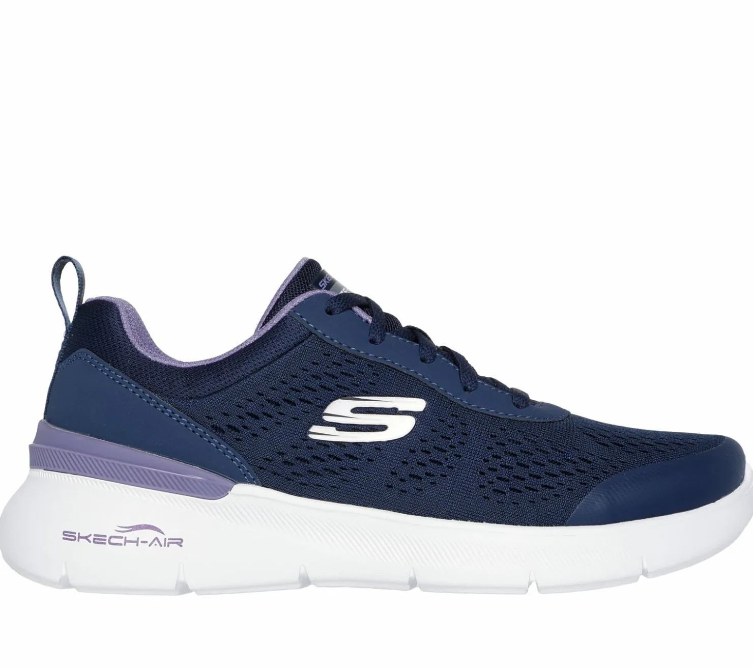 Lace Up|Athletic Sneakers<SKECHERS Skech-Air Dynamight 2.0 - New Heights NAVY / LAVENDER