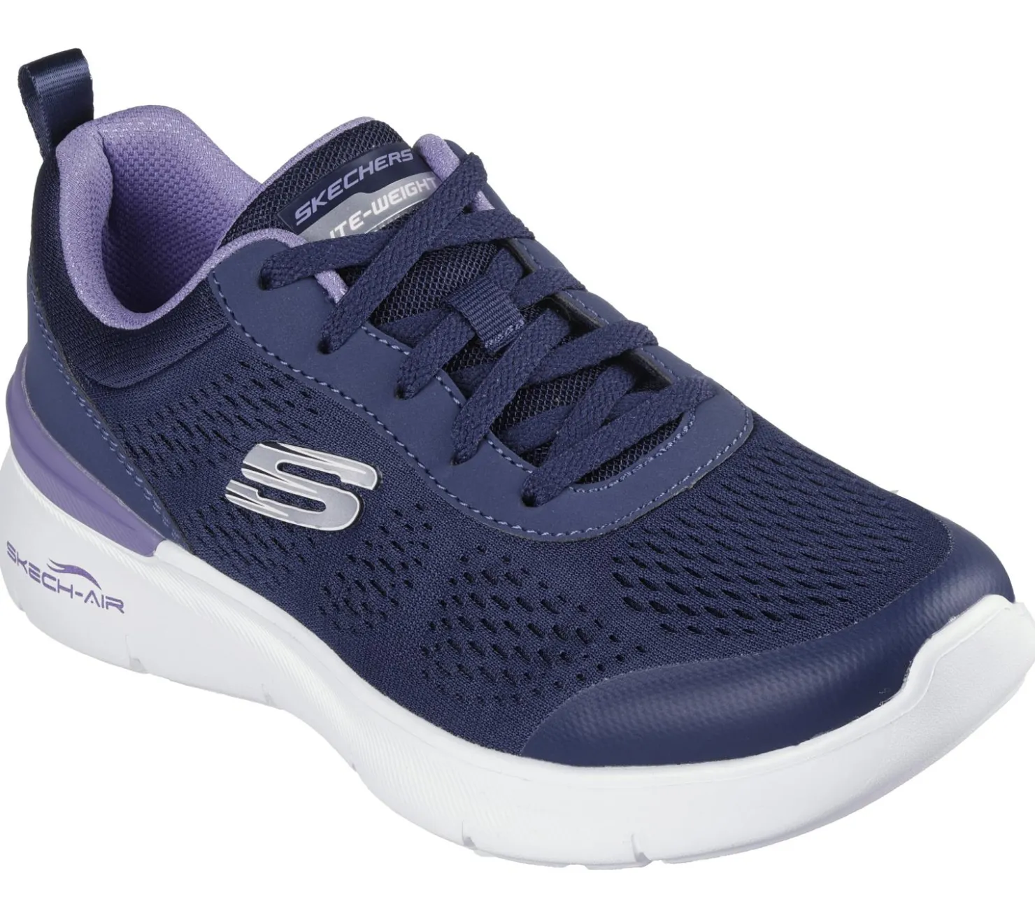 Lace Up|Athletic Sneakers<SKECHERS Skech-Air Dynamight 2.0 - New Heights NAVY / LAVENDER