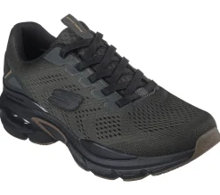 Slip-Ons|Athletic Sneakers<SKECHERS Skech-Air Ventura OLIVE / BLACK