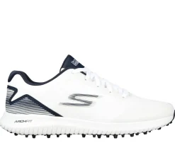 Lace Up<SKECHERS Arch Fit GO GOLF Max 2 WHITE / NAVY