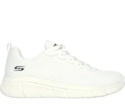 Lace Up|Athletic Sneakers<SKECHERS BOBS Sport B Flex - Visionary Essence WHITE
