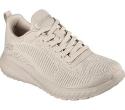 Lace Up|Casual Sneakers<SKECHERS BOBS Sport Squad Chaos - Face Off NUDE NATURAL