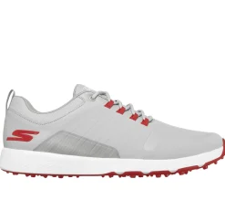 Lace Up<SKECHERS GO GOLF Elite 4 - Victory GRAY / RED